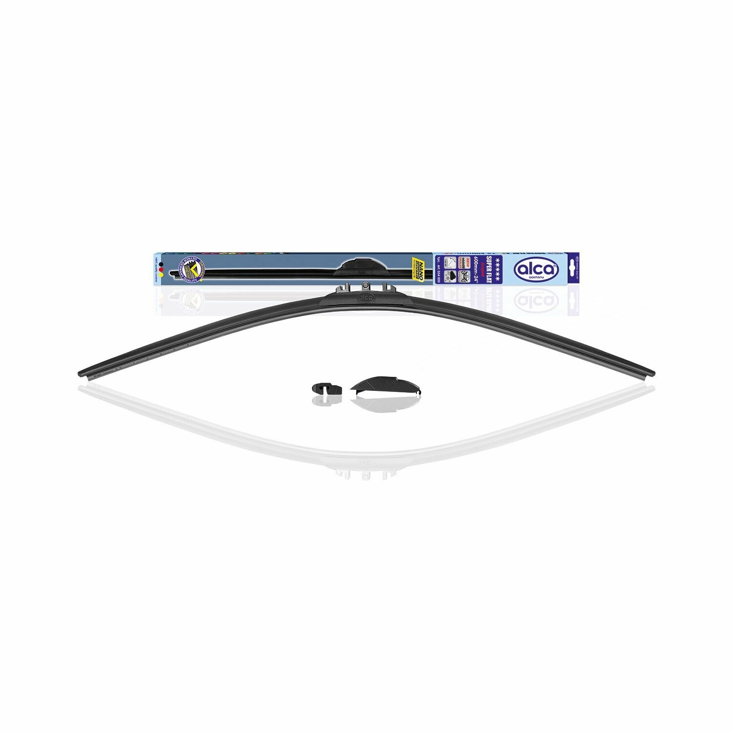 Щетка стеклоочистителя 054000 Super Flat бескаркасная 60см/24" 1шт Lada ВАЗ-2190 Granta, Калина, Vesta/Веста левая