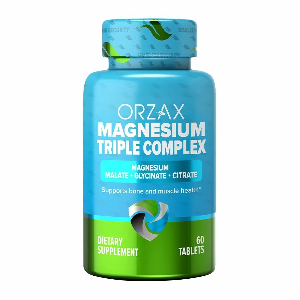 Орзакс Магний Тройной Комплекс / Orzax Magnesium Triple Complex (60 табл)