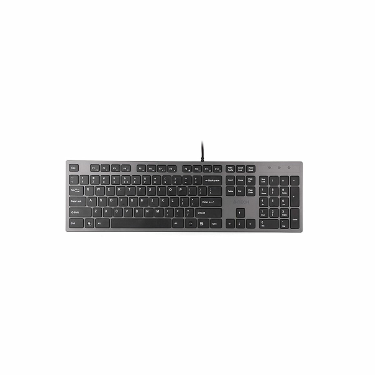 Клавиатура A4 KV-300H, USB, серый и черный (KV-300H USB)