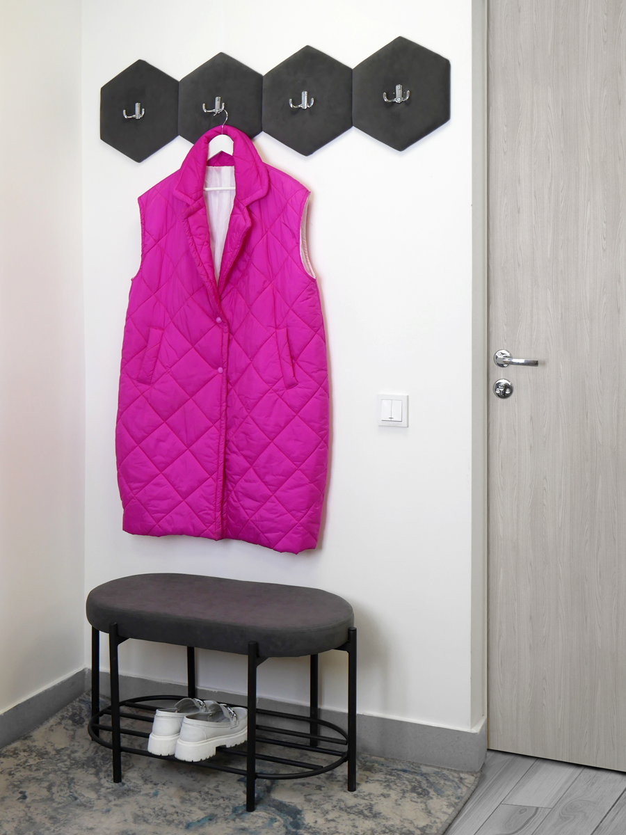 Вешалка настенная LAKSI софт муссон хром