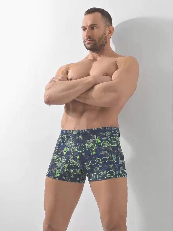 Плавки Империя белья Плавательные шорты PW SOLID BOARDSHORT, размер 48, зелёный — фото 1
