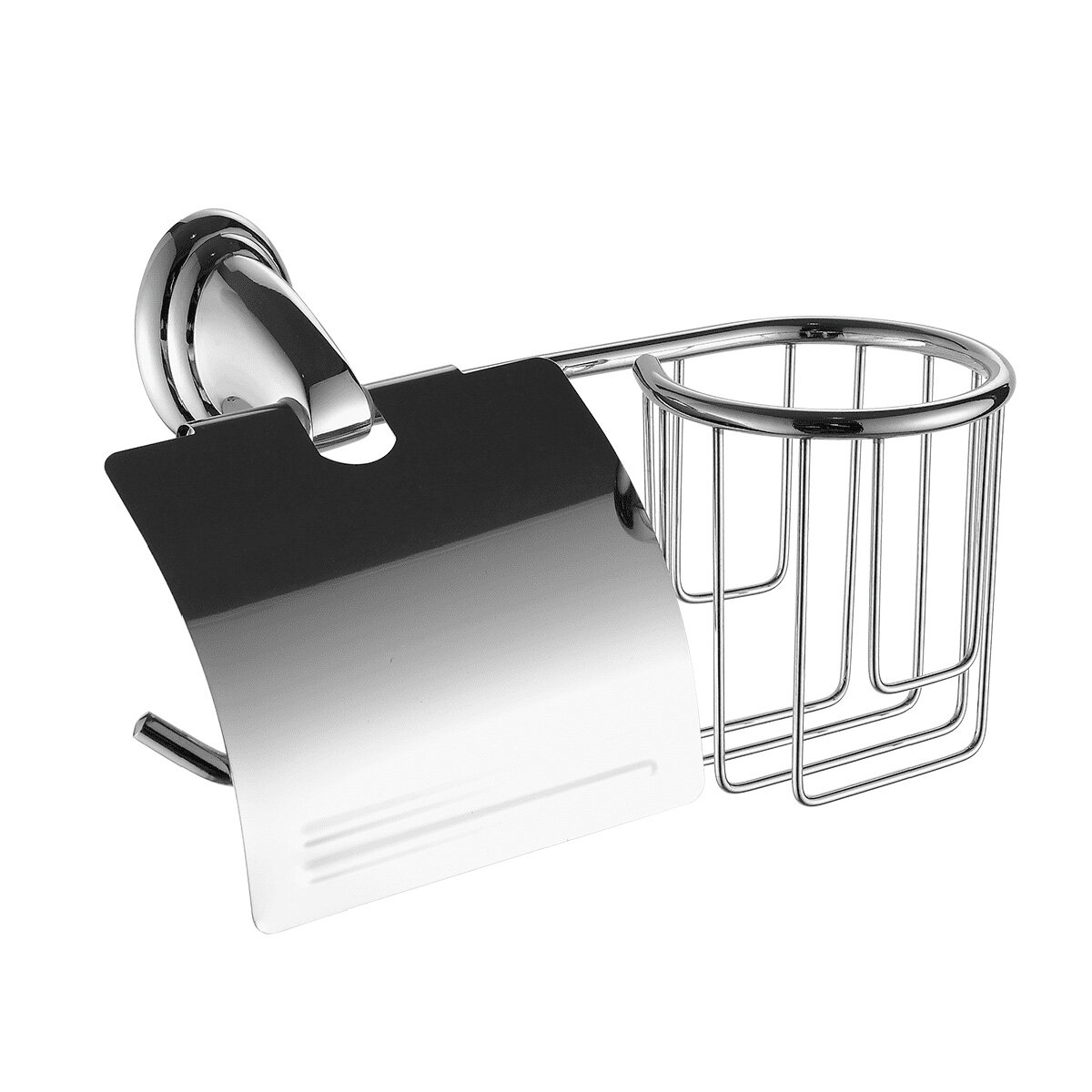 Держатель для туалетной бумаги и освежителя воздуха Fashun A1503-1 настенный хром