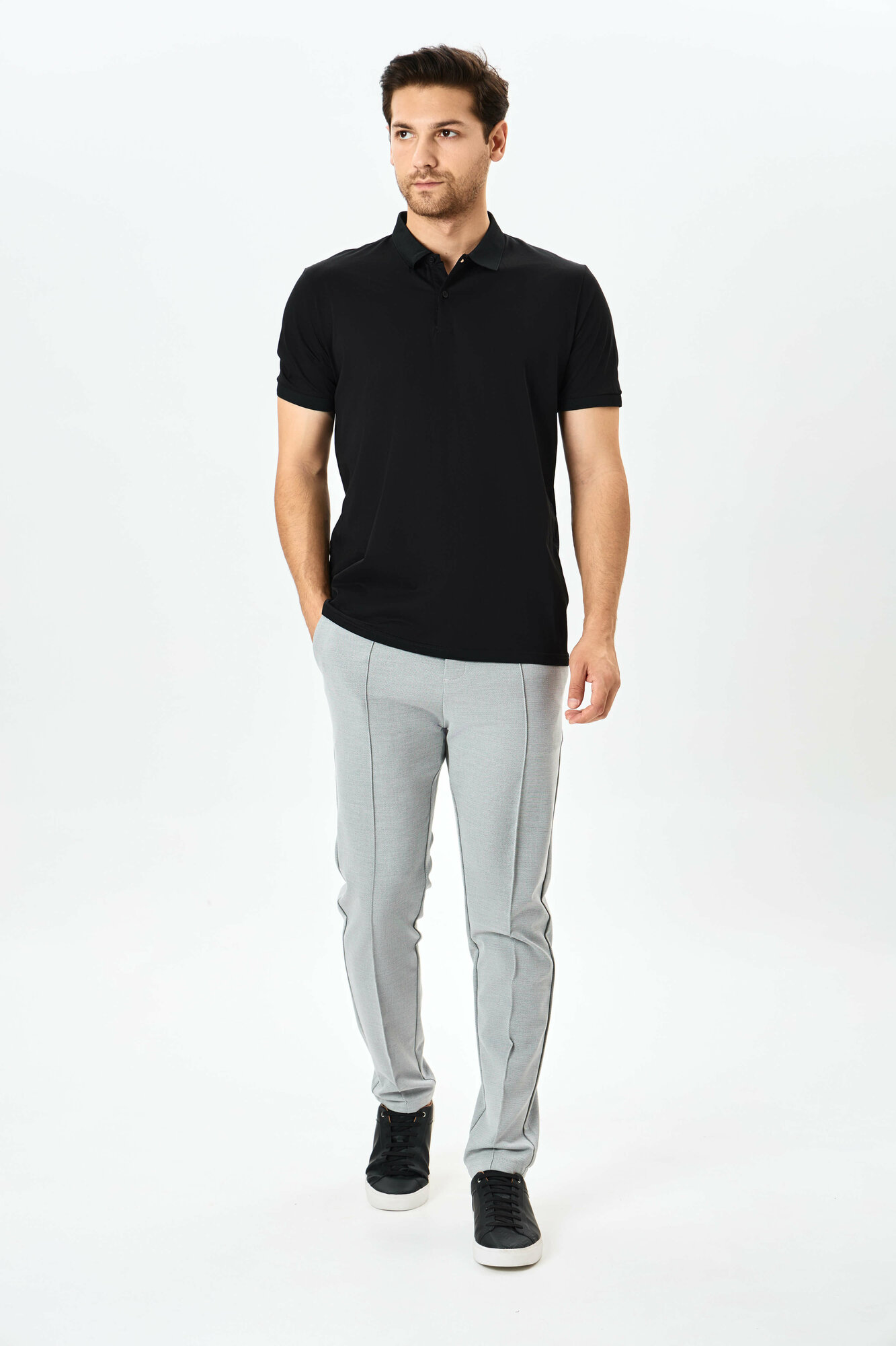 Поло спортивное TERRA PRO, 1 шт., размер S, black — фото 1