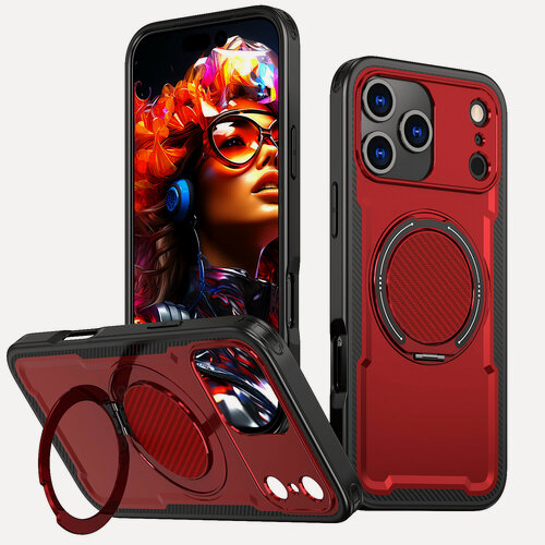 Изображение товара Подходит для чехла для мобильного телефона iPhone 15 магнитный кронштейн защитный чехол