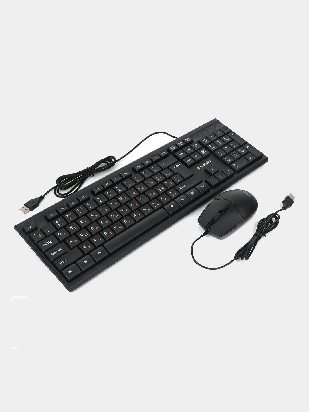 Набор клавиатура Gembird KBS-101, с мышкой, USB, русская/анлийская раскладка