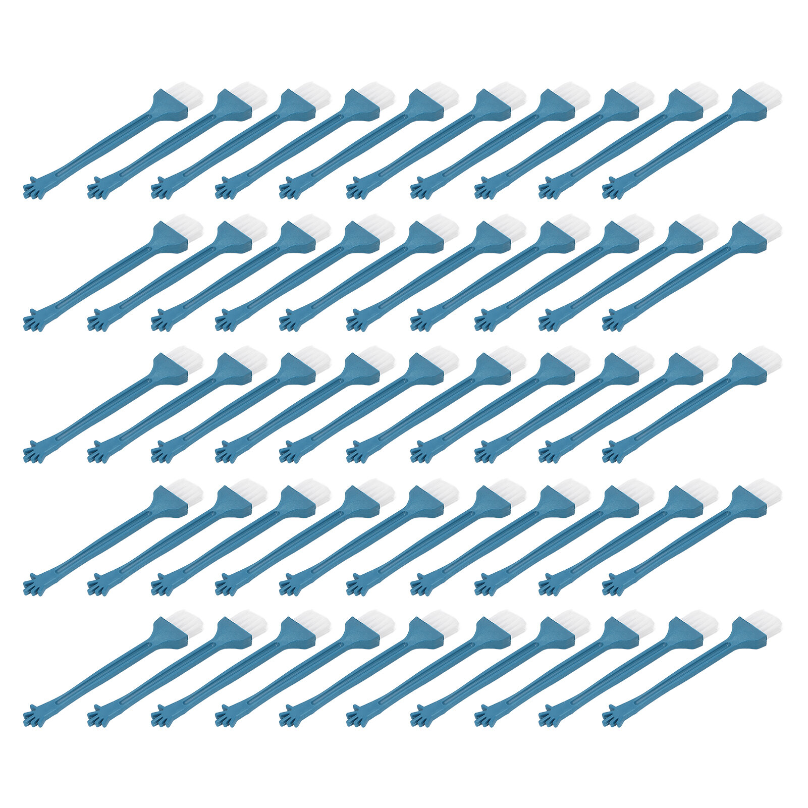 50 шт. щетка для бритья с мягкой щетиной, сменная щетка для чистки электробритвы с ручкой из полипропилена