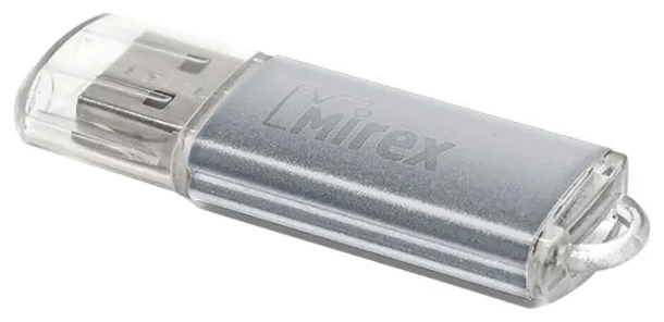 USB Flash накопитель Mirex 16Gb Mirex Unit Silver (13600-FMUUSI16)