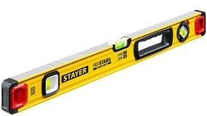 STAYER PRO STABIL, 600 мм, усиленный профиль, уровень с поворотным глазком, Professional (3471-060)