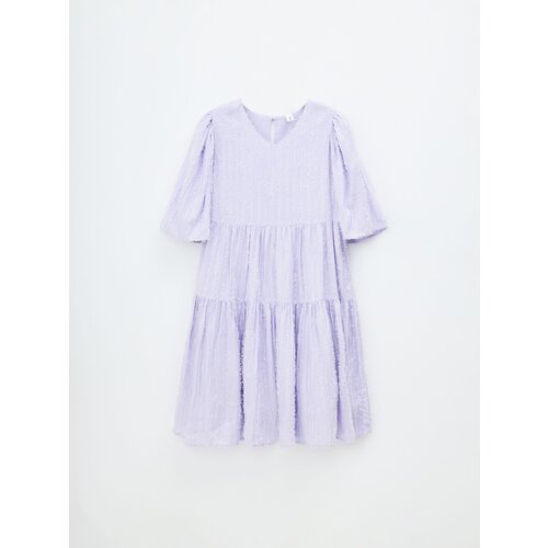фото Платье sela, размер 128, фиолетовый