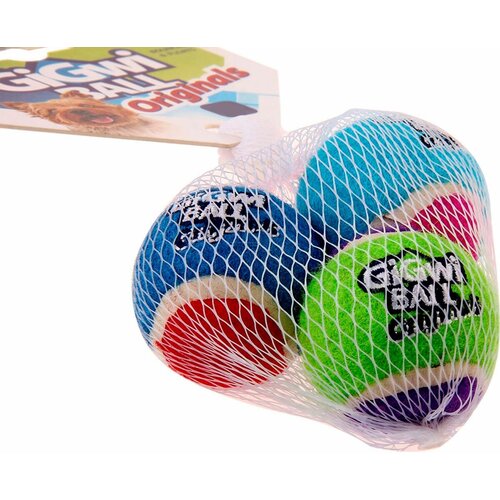 Игрушка для собак GiGwi Ball Originals три мяча с пищалкой 4,8 см (1 шт) gigwi игрушка для собак три мяча с пищалкой 4 шт