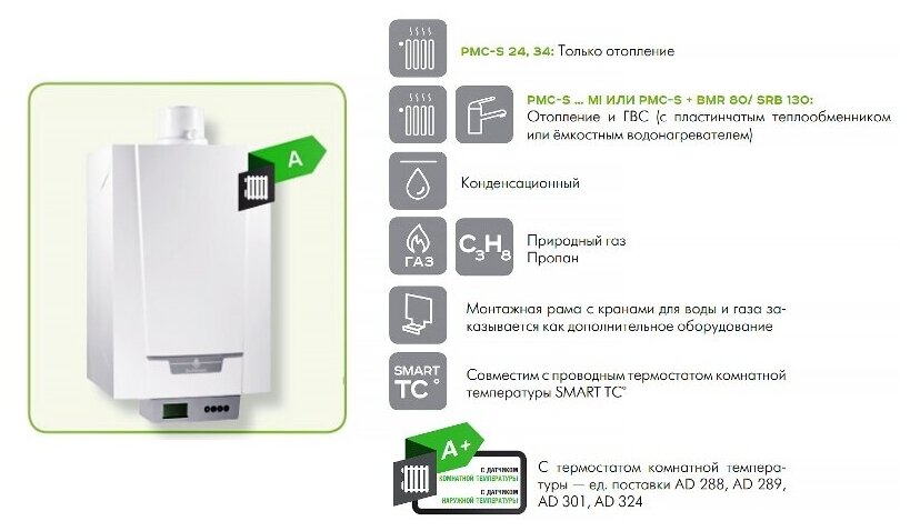 Котел газовый De Dietrich Naneo S PMC-S 30/35 MI (НС-1225818) - фото №5