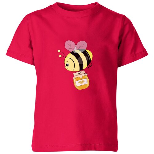 Футболка Us Basic, размер 14, розовый детская футболка пчела с медом 116 синий
