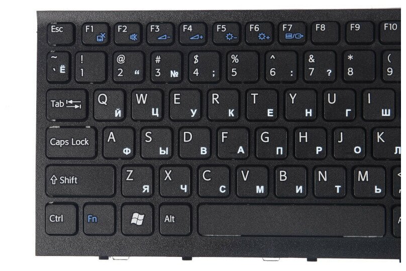 Клавиатура для Sony Vaio PCG 71812V, VPCEH, PCG-71811V, PCG 71912V (V116646E, 148970861, черная)