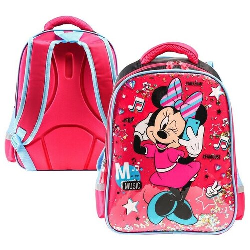 Disney Рюкзак школьный, 39 см х 30 см х 14 см Music, Минни Маус кармашки настенные модница минни маус 45 х 18 см disney
