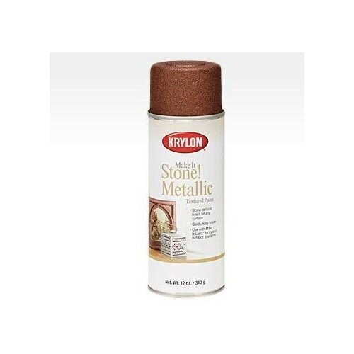 Make It Stone Metallic аэрозоль Текстурный Металл 340гр Copper - Медь Krylon 8262 1350₽