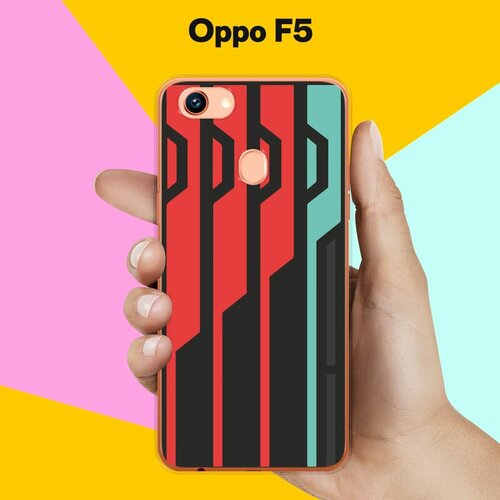 Силиконовый чехол на Oppo F5 Узор / для Оппо Ф5 силиконовый чехол на oppo f5 узор нло для оппо ф5