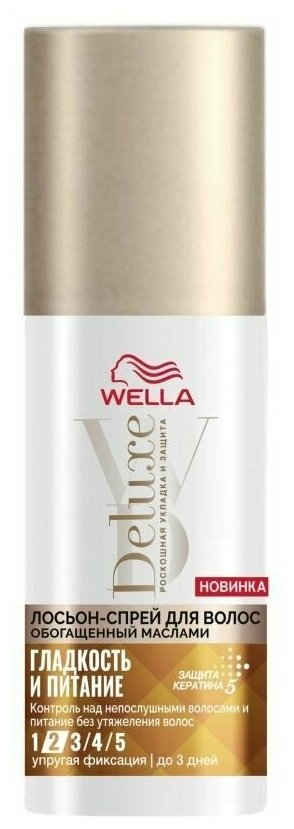 Wella Deluxe Гладкость и Питание Лосьон-спрей для волос 150мл