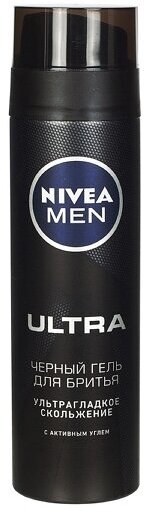 Черный гель для бритья Nivea Men Ultra, 200 мл - фото №19