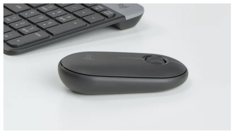 Мышь LOGITECH M350, оптическая, беспроводная, USB, розовый [910-005717] - фото №9