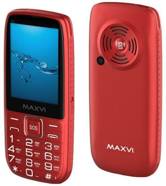 Мобильный телефон Maxvi B32 Красный
