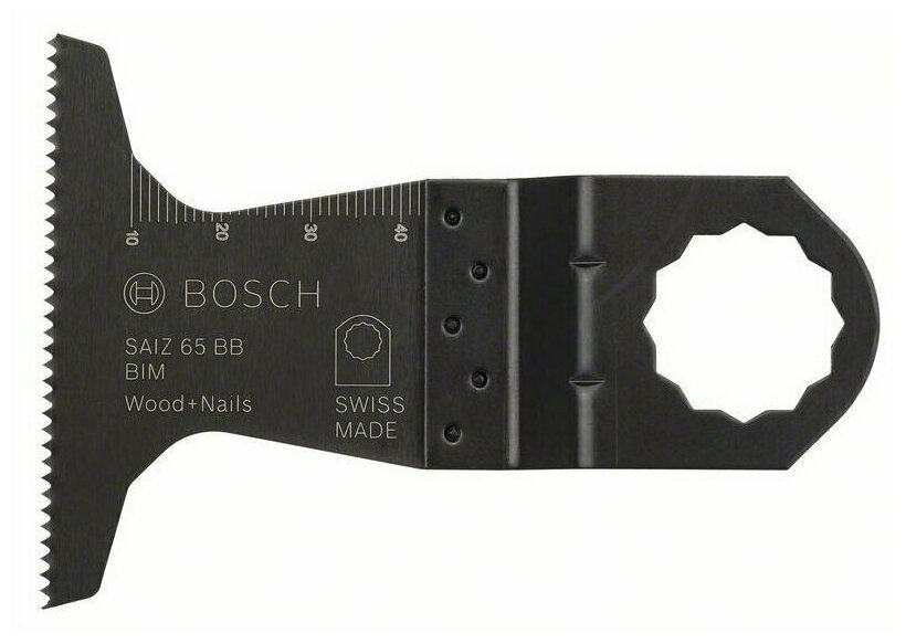 Погружное пильное полотно BIM SAIZ 65 BB Wood and Nails Bosch 2608662036