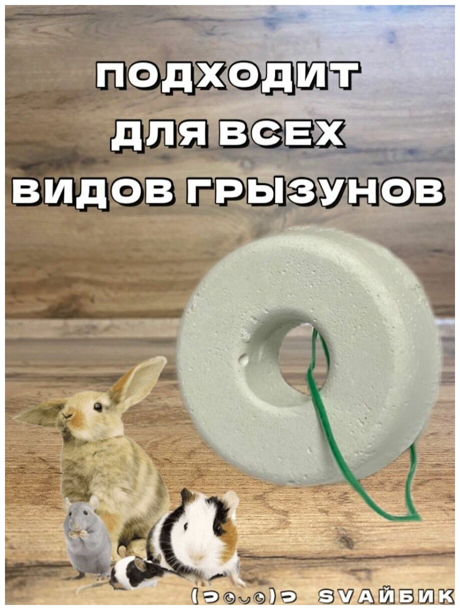 Минеральный камень для грызунов/Витамины и минералы/1шт — фото 1