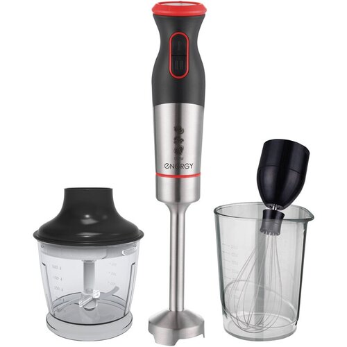 Блендер погружной ENERGY EN-141 1200Вт 2 скорости стакан для смешивания венчик измельчитель 252000₽