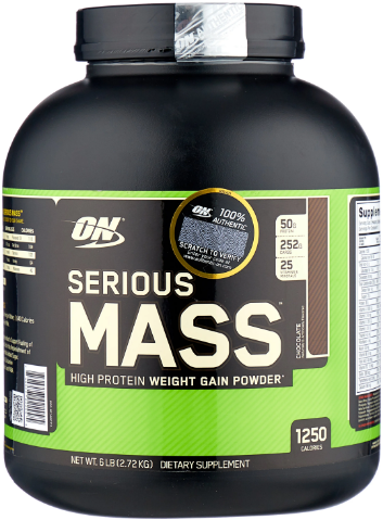 Optimum Nutrition Serious Mass 2720 гр. 6lb (Optimum Nutrition) Шоколад