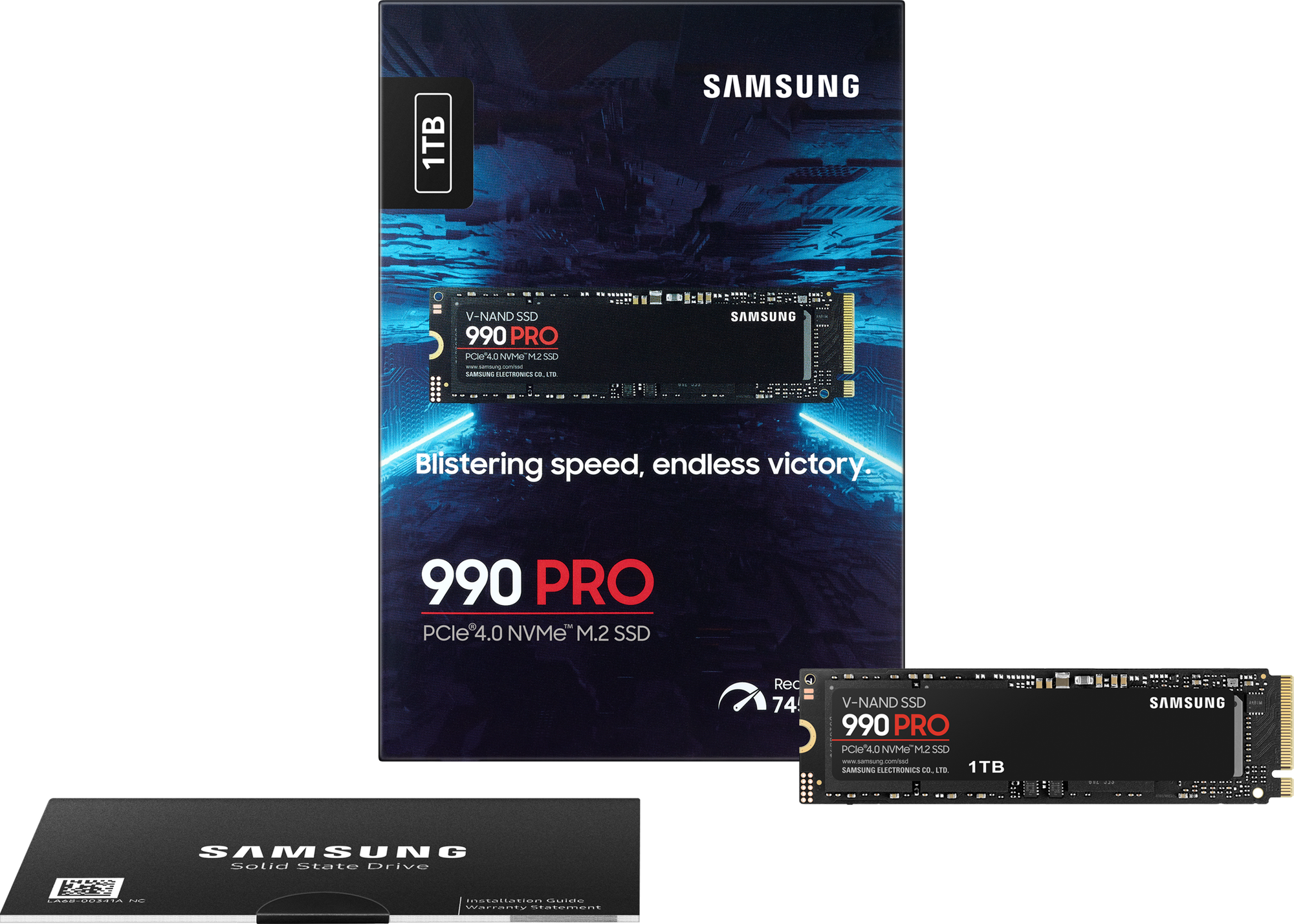 Твердотельный накопитель Samsung 990 Pro 1024ГБ, M.2 2280, PCI-E 4.0 x4, M.2 MZ-V9P1T0BW - фото №4