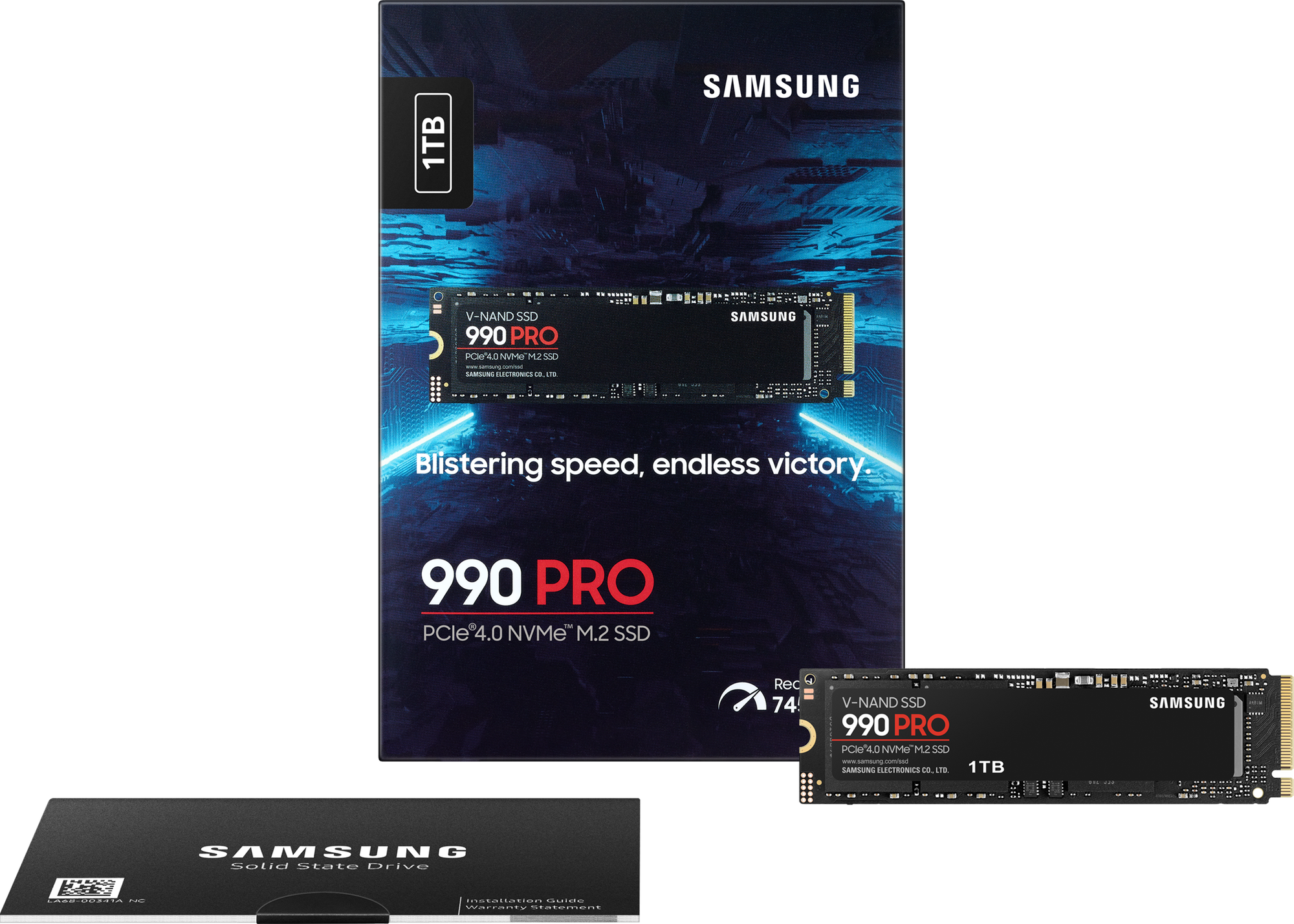 Твердотельный накопитель Samsung 990 PRO 1 ТБ M2 MZ-V9P1T0BW