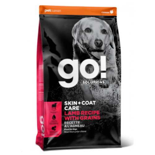 GO! SKIN + COAT Lamb Низкозерновой корм для Щенков и Собак со свежим Ягненком 11,3