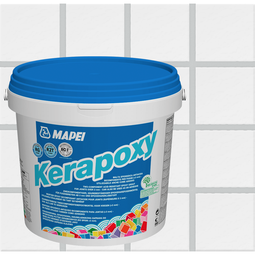 затирка эпоксидная mapei kerapoxy 114 антрацит 10 кг Эпоксидная затирка MAPEI Kerapoxy 110 Манхэттен 2000, 5 кг