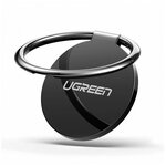 Держатель-кольцо для телефона Ugreen Ring Phone Holder Black - изображение