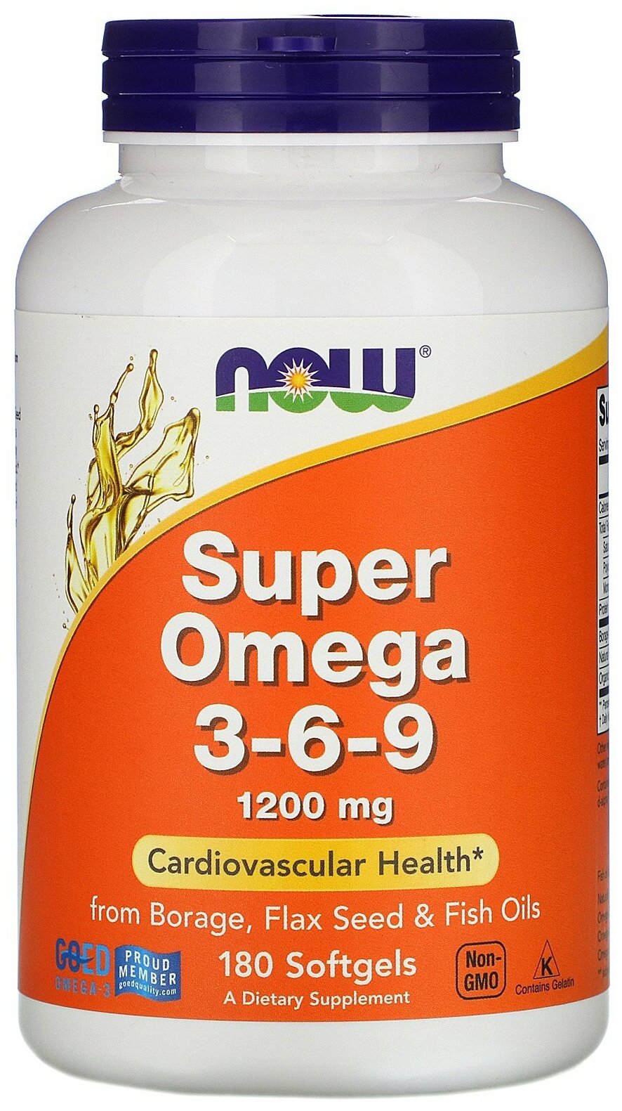 Now Foods Omega 3-6-9 1 000 mg 250 Softgels Now-01837" - Результаты по...