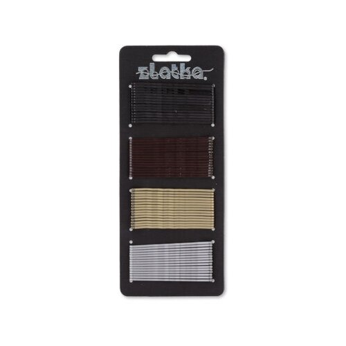 Zlatka Набор невидимок для волос HIN-70 7 см 60 шт ассорти 4 цвета 658₽