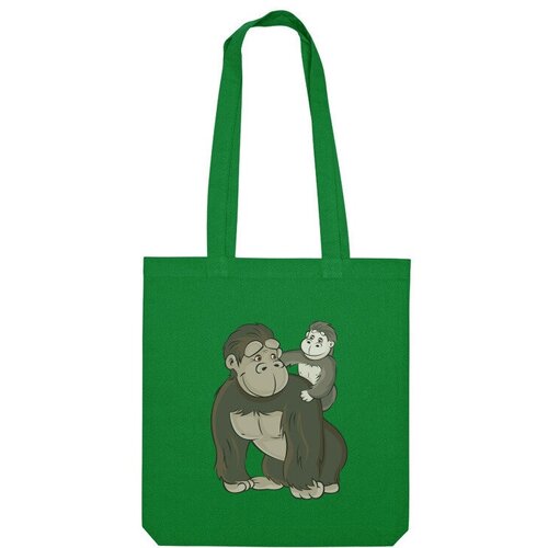 фото Сумка шоппер us basic, зеленый