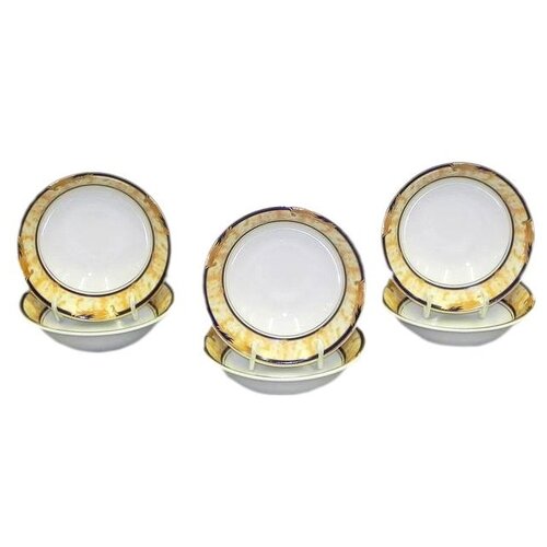 фото Набор салатников 13 см 6 шт leander "сабина /мрамор /кобальт" / 158951