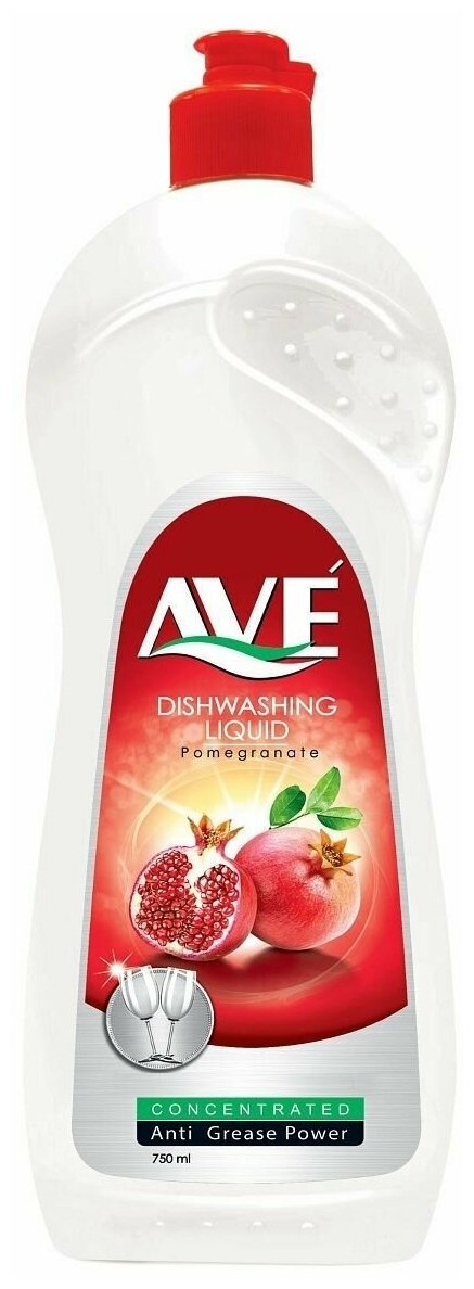 AVE Жидкость для мытья посуды Гранат 750мл