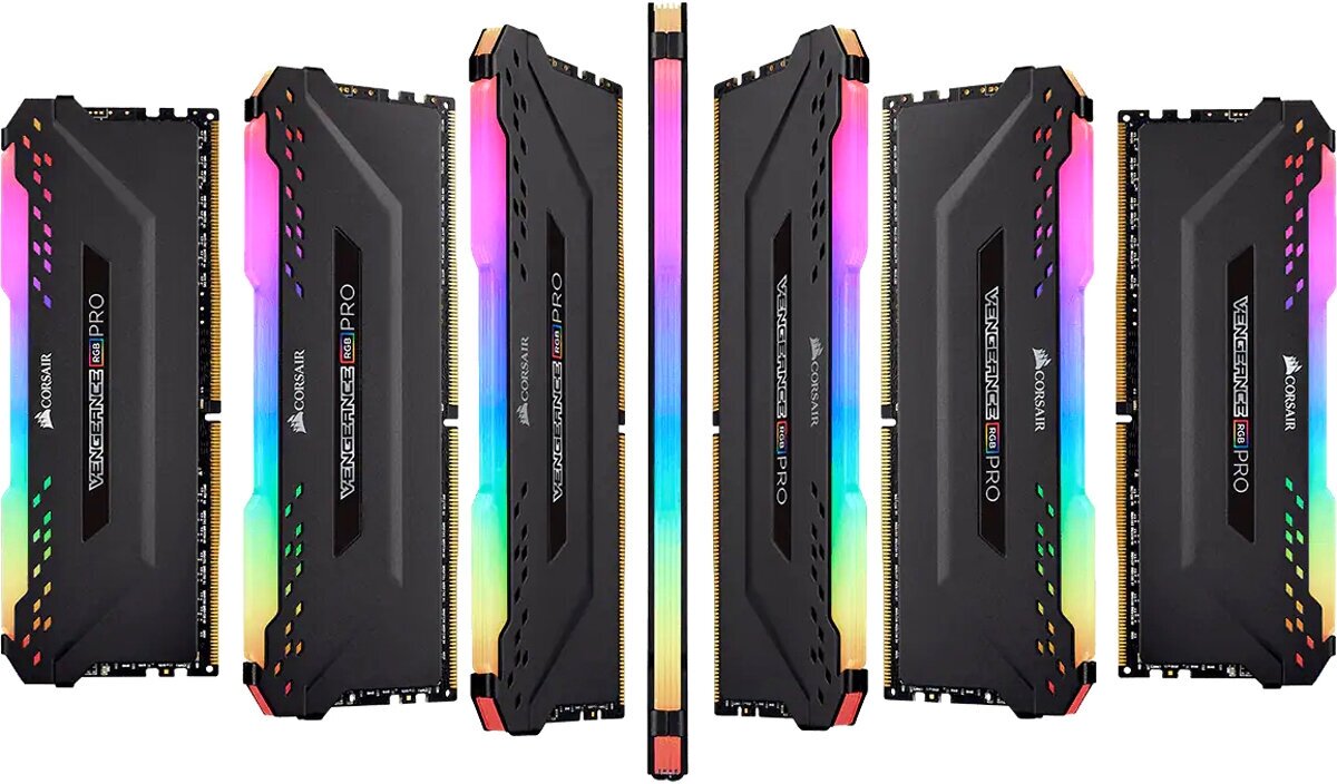 Модуль памяти Corsair 32GB DDR4 VENGEANCE RGB PRO Heatspreader CMW32GX4M4D3600C18