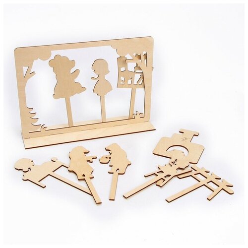 Теневой театр по мотивам русской народной сказки Три медведя 692₽