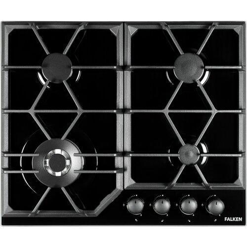 Варочная панель газовая стекло FALKEN HG-615 газ контроль электроподжиг 2199000₽