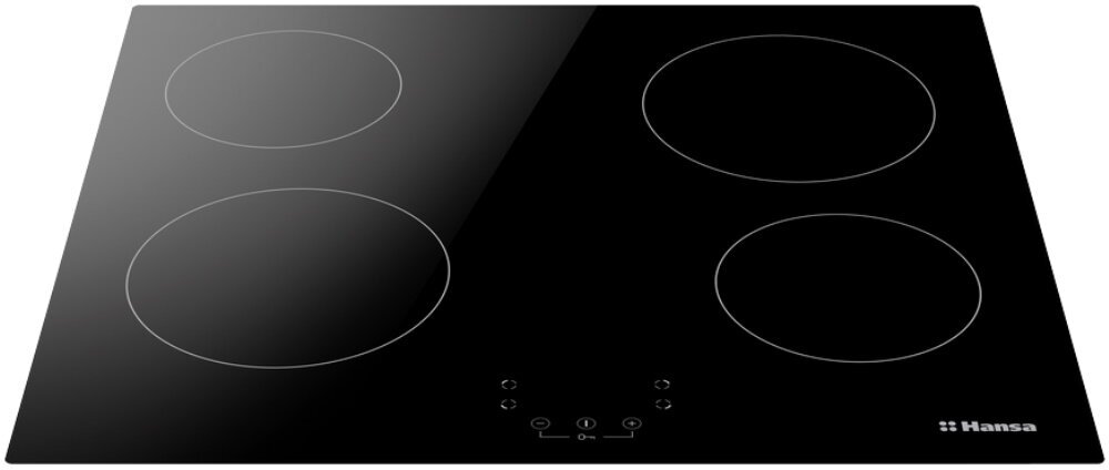Электрическая встраиваемая варочная поверхность Hansa BHC63313, 60 см, с функцией блокировки управления