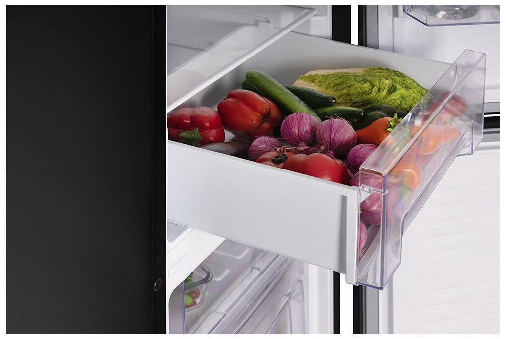 Холодильник NORDFROST NRB 161NF B двухкамерный,черный матовый , No Frost в МК, 275 л - фотография № 13