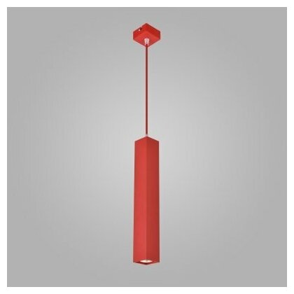 Подвесной светодиодный светильник Eurosvet 50154/1 LED красный - фотография № 4
