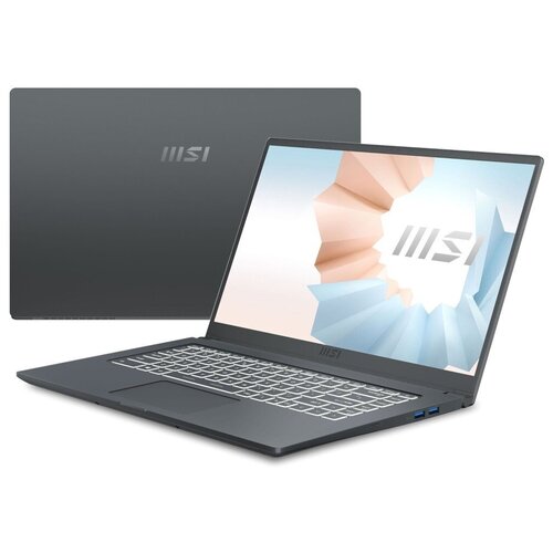 фото Ноутбук msi modern 15 a11sbl-462ru 9s7-155226-462 (intel core i5-1135g7 2.4ghz/8192mb/512gb ssd/no odd/nvidia geforce mx450 2048mb/wi-fi/bluetooth/cam/15.6/1920x1080/windows 10 64-bit)