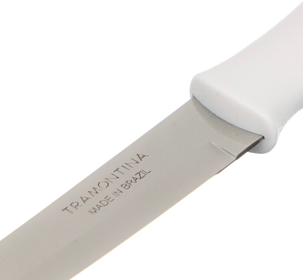 Кухонный нож 12,7 см Tramontina Athus, белая ручка, 23096/085 - фотография № 9
