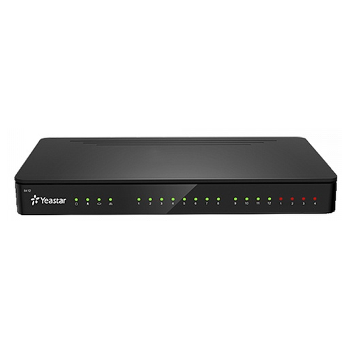 IP-АТС Yeastar S412 атс ip yeastar p560 на 100 абонентов и 30 одновременных вызовов позволяет подключать аналоговые линии телефоны линии bri и gsm линию посредством доп