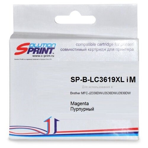 Картридж Sprint SP-B-LC3619XL iM картридж brother sprint sp b lc3619xl iy для струйного принтера совместимый