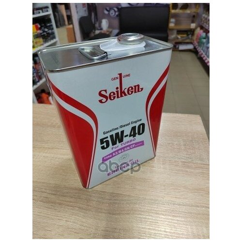 SEIKEN Масло Моторное Seiken Synthetic A3B4SnCf 5W-40 4Л 8030₽