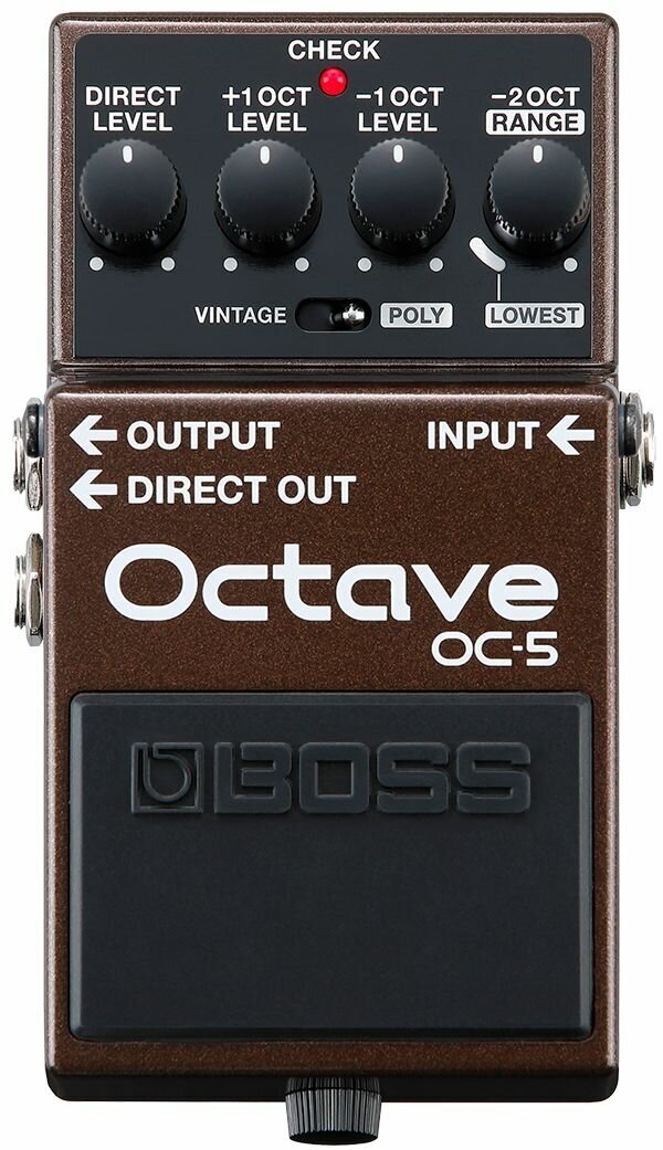 Boss OC-5 Octave педаль для электрогитары и бас гитары